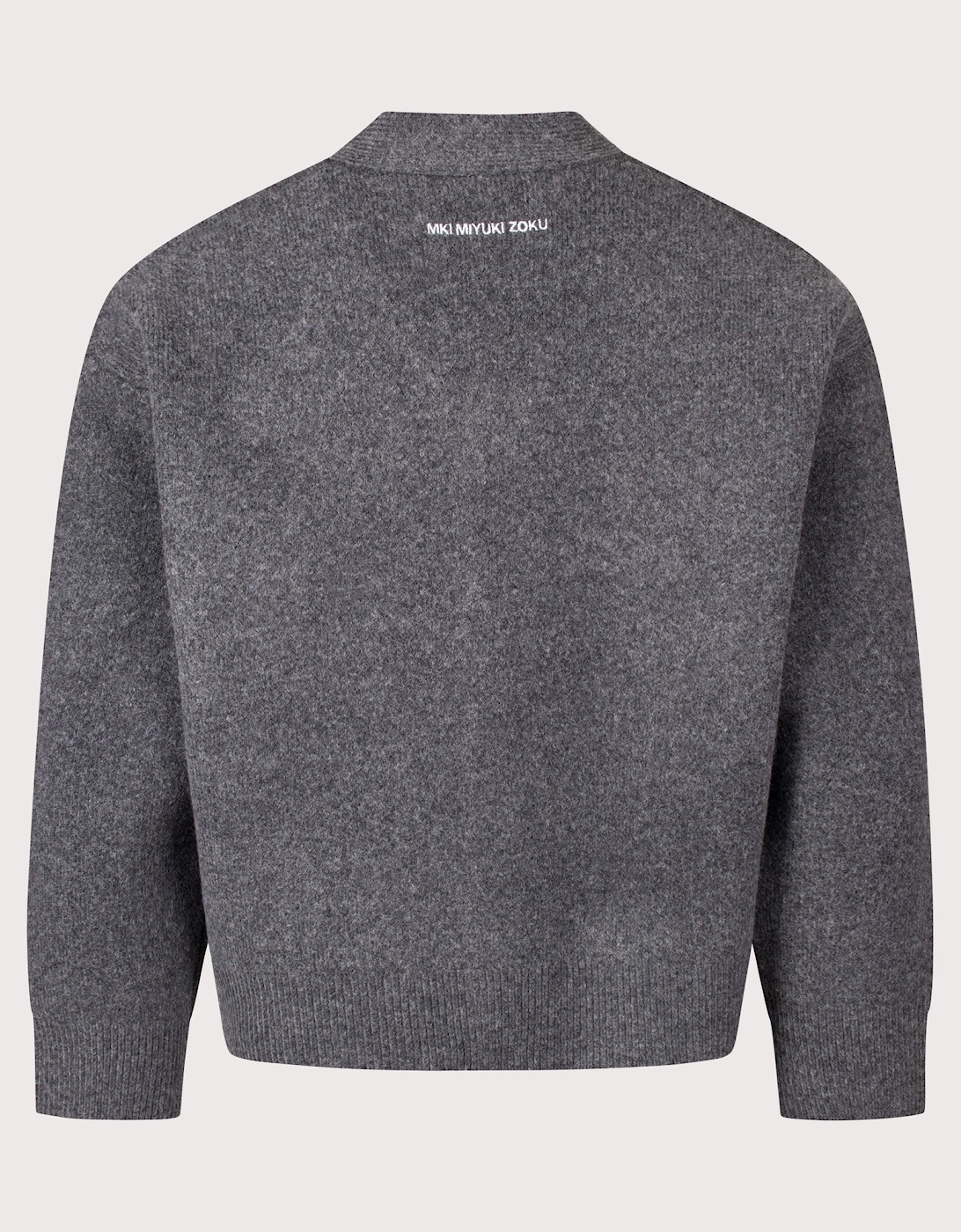 Relaxed Box Fit Double Knit Cardigan