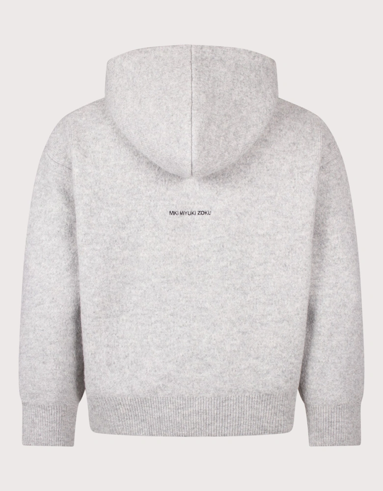 Relaxed Box Fit Double Knit Hoodie