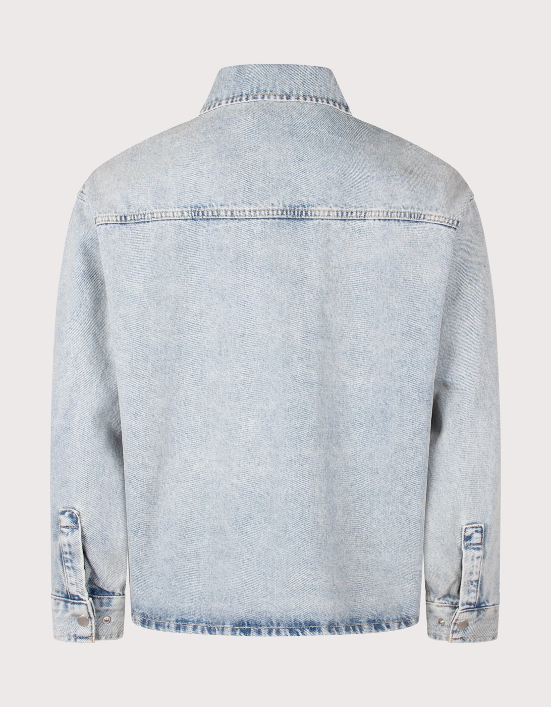 Relaxed Box Fit Denim Overshirt