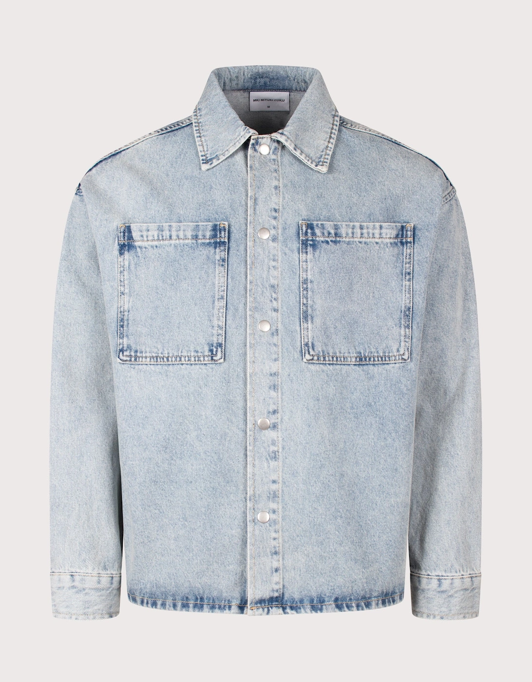 Relaxed Box Fit Denim Overshirt