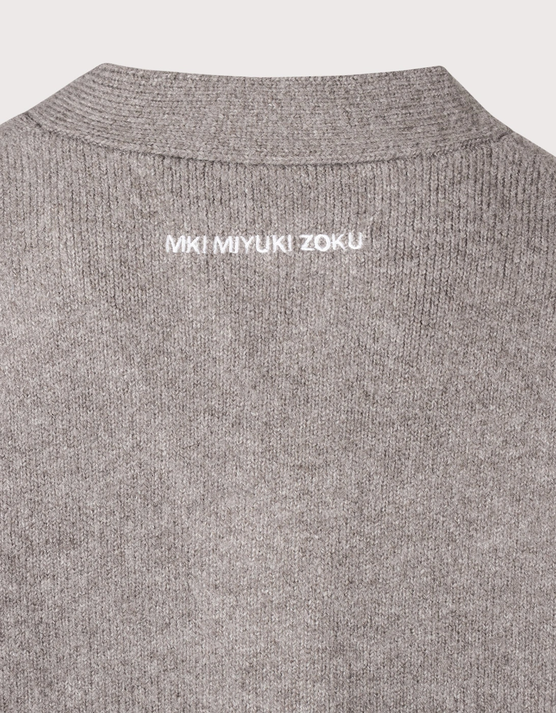 Relaxed Box Fit Double Knit Cardigan