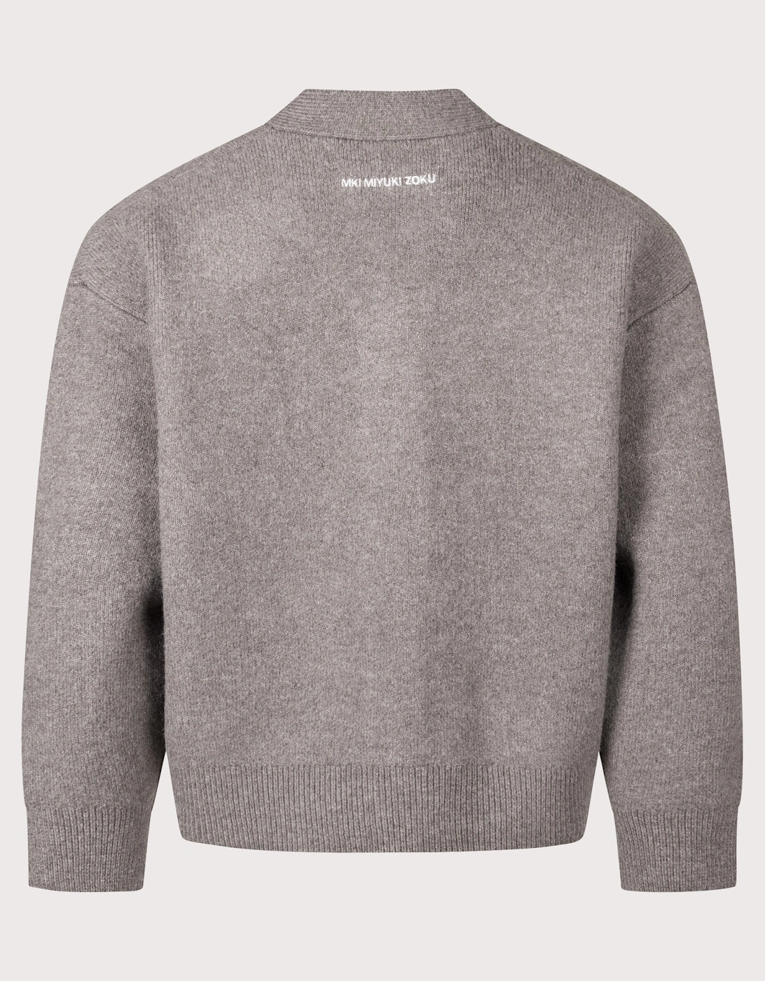 Relaxed Box Fit Double Knit Cardigan