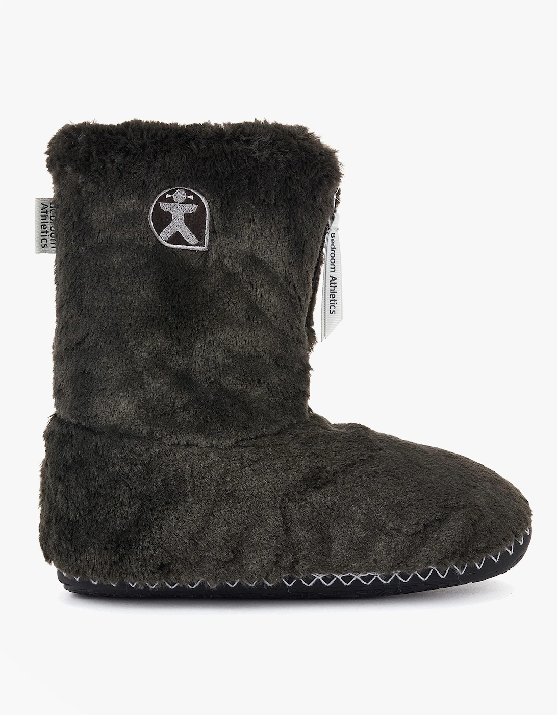 Bedroom Athletics MARILYN Womens Faux Fur Boot Slippers Charcoal