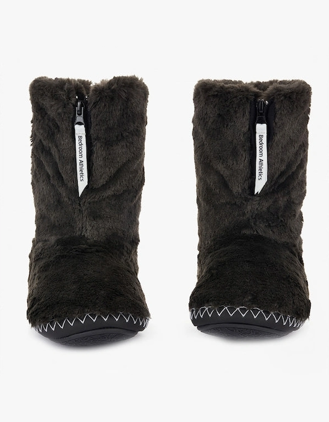 Bedroom Athletics MARILYN Womens Faux Fur Boot Slippers Charcoal