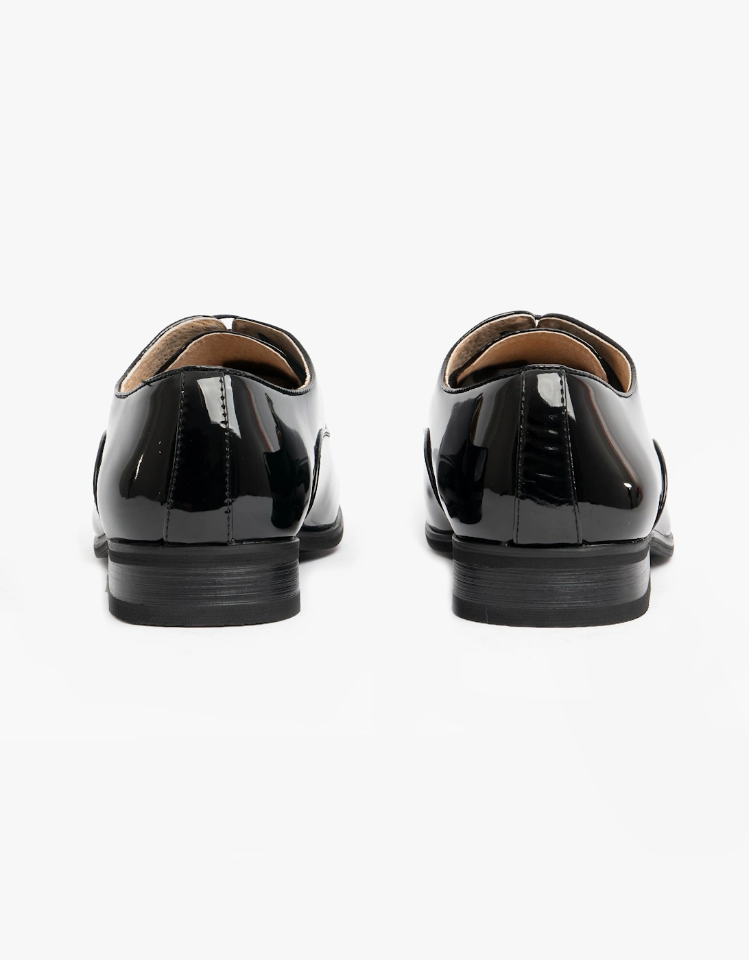 Goor ROONEY Mens Oxford Dress Shoes Black Patent