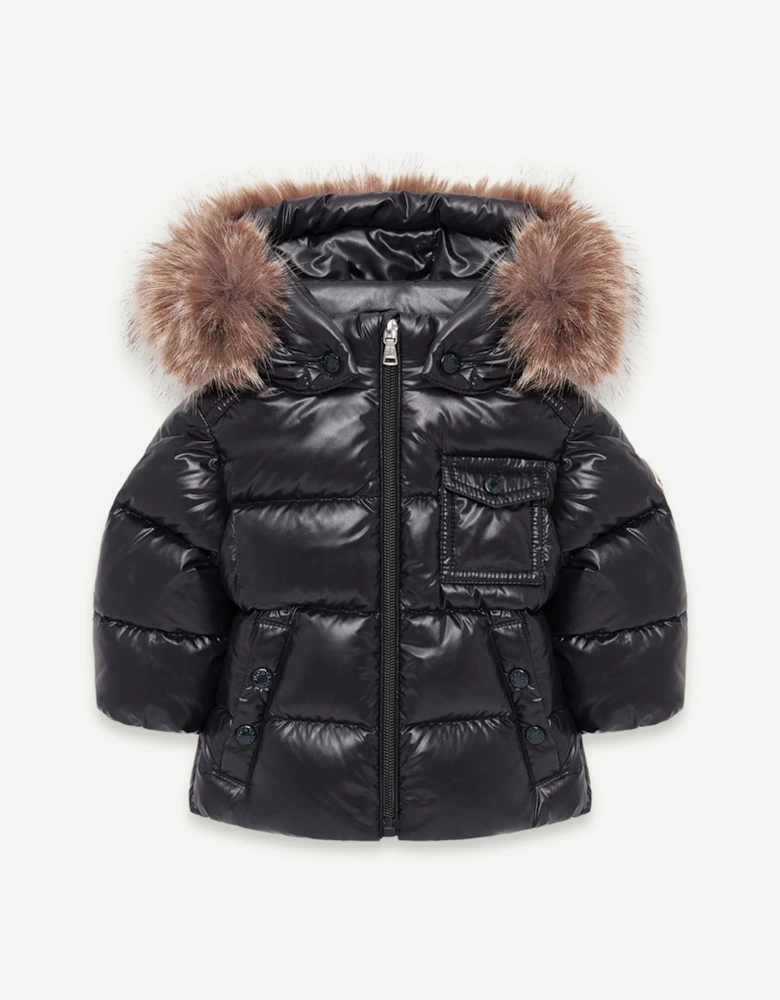Moncler Enfant Baby Boys Down Padded K2F Jacket in Navy