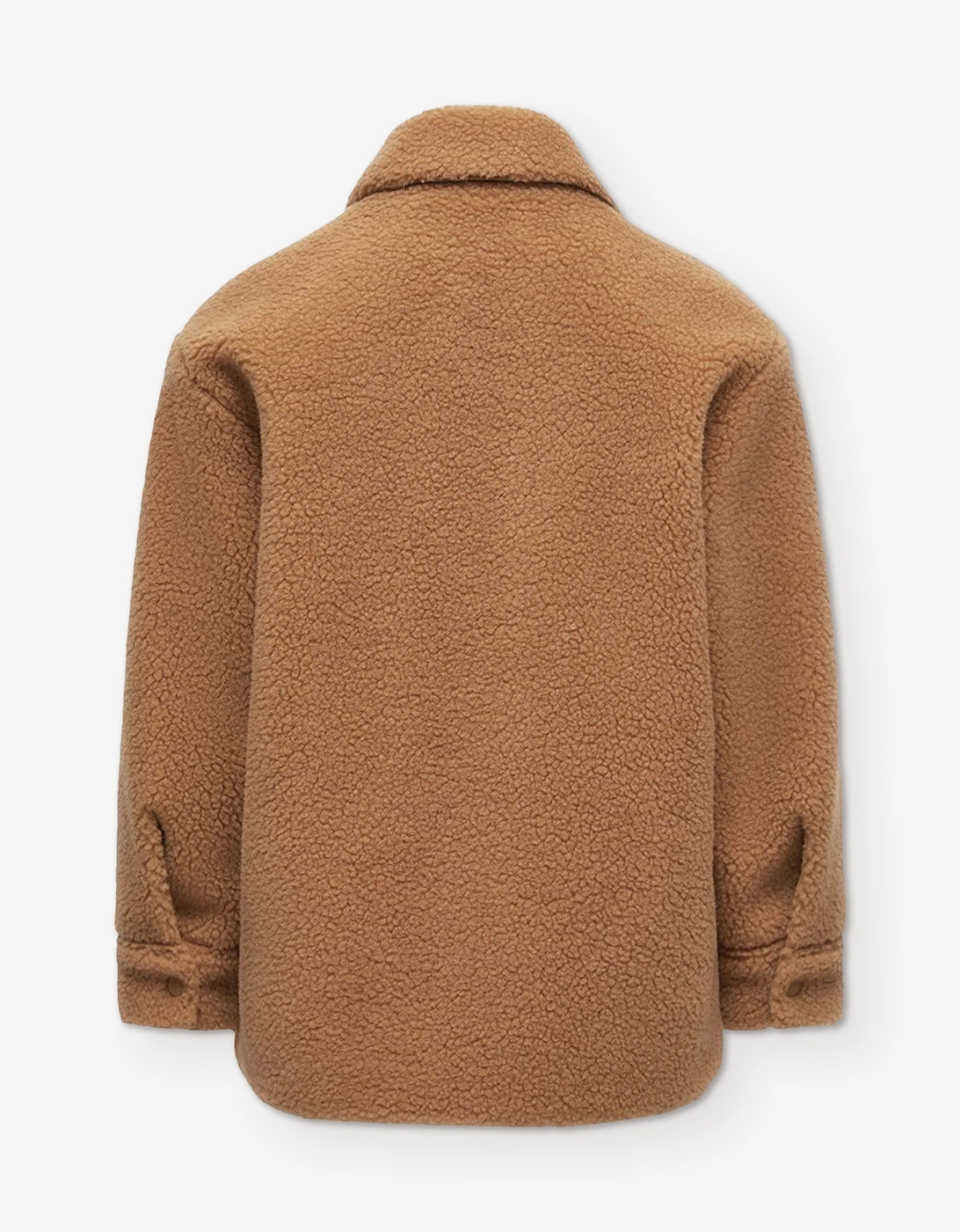 Moncler Enfant Boys Teddy Fleece Overshirt in Beige