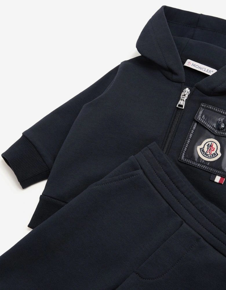 Moncler Enfant Baby Boys Logo Pocket Tracksuit in Navy