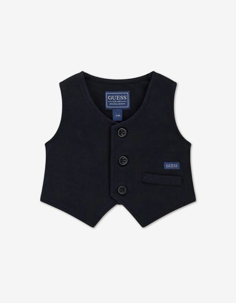 Guess Baby Boys 3 Piece Trouser Set in Navy