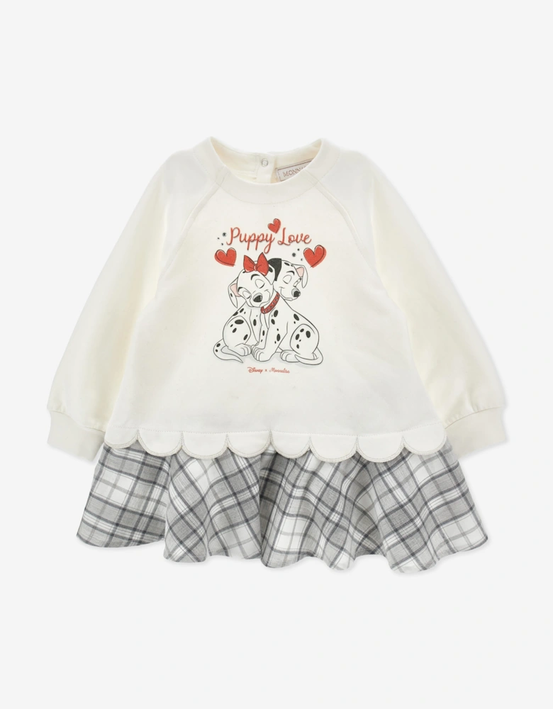 Monnalisa Baby Girls Disney 101 Dalmations Sweater Dress in Ivory