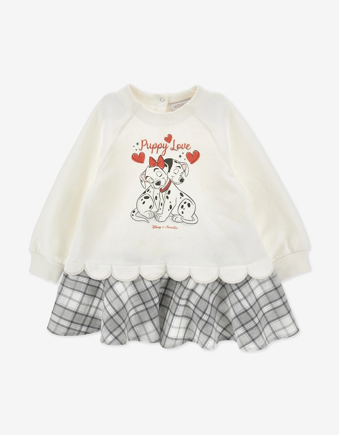 Monnalisa Baby Girls Disney 101 Dalmations Sweater Dress in Ivory