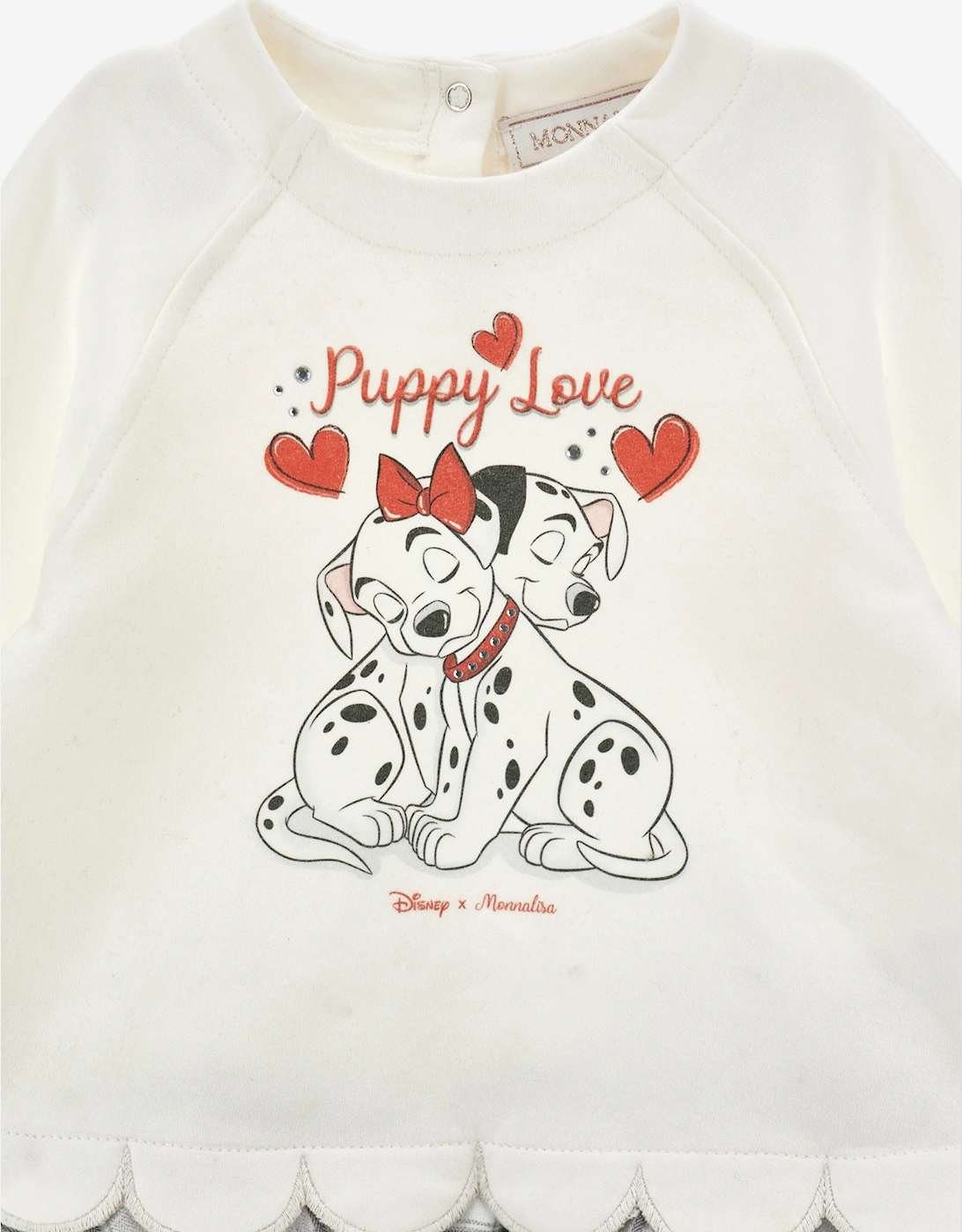 Monnalisa Baby Girls Disney 101 Dalmations Sweater Dress in Ivory