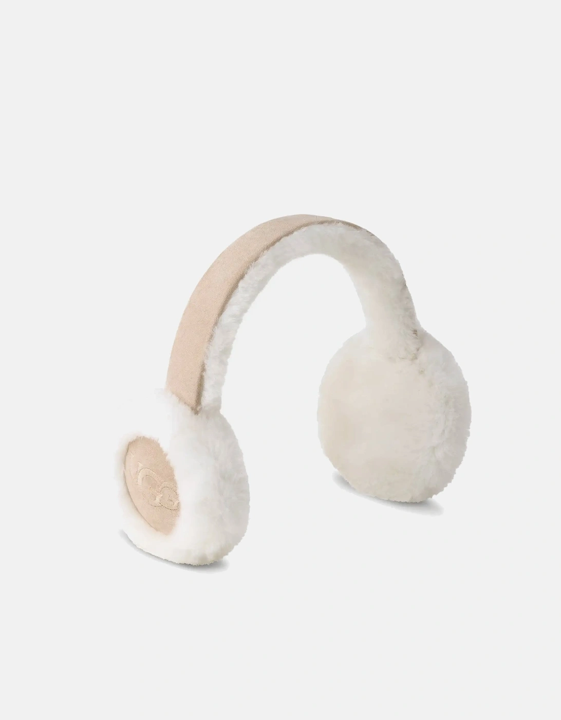 SHEEPSKIN EMBROIDERY EAR MUFF