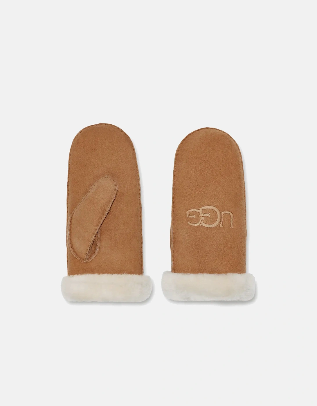 SHEEPSKIN EMBROIDER MITTEN
