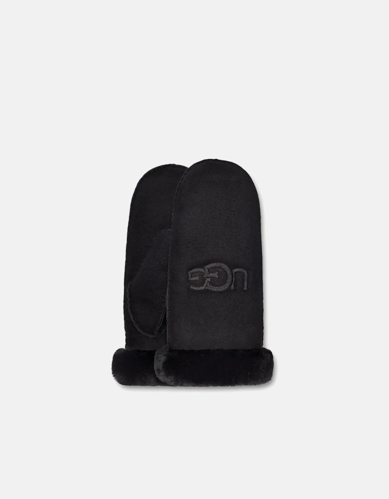 SHEEPSKIN EMBROIDER MITTEN