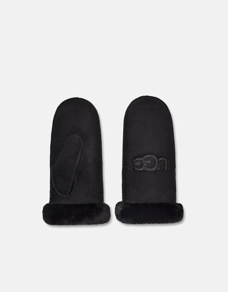 SHEEPSKIN EMBROIDER MITTEN