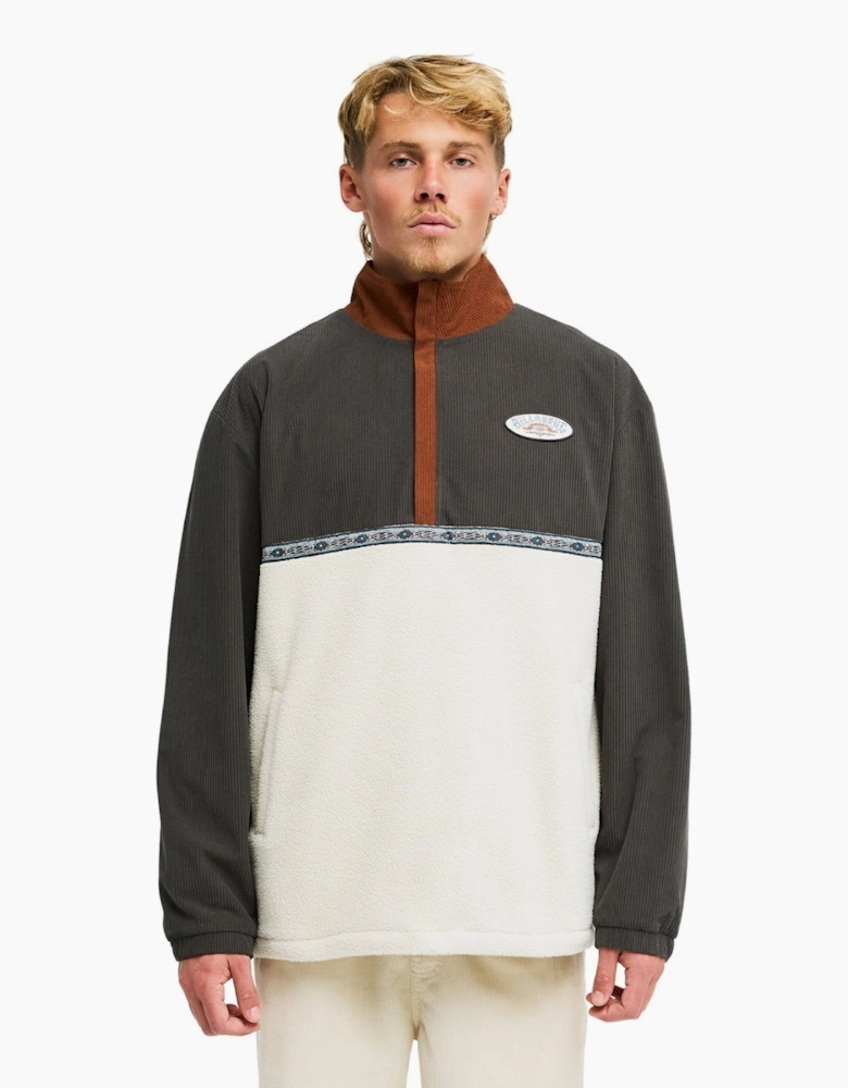Billabong Mens Space Lobster Half Zip Fleece