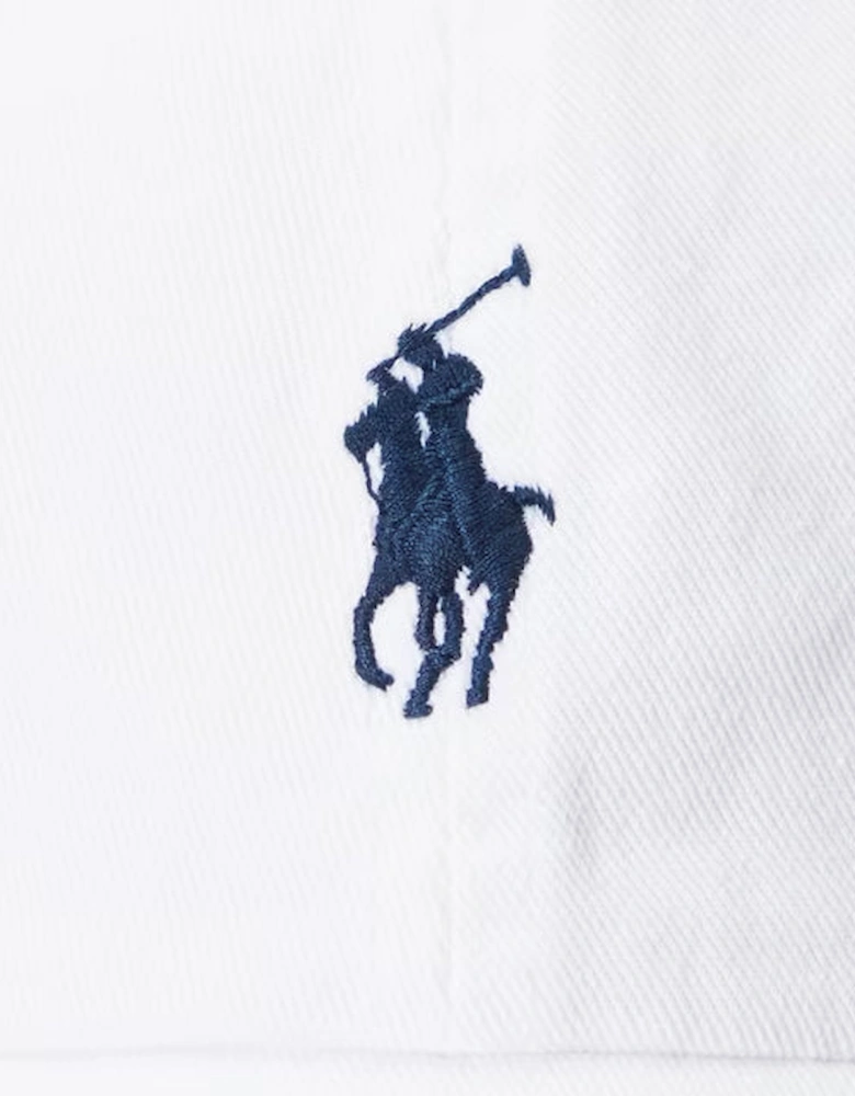 Polo Ralph Lauren Cotton Chino Baseball Cap in White