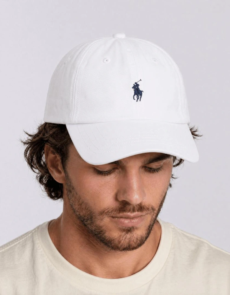 Polo Ralph Lauren Cotton Chino Baseball Cap in White