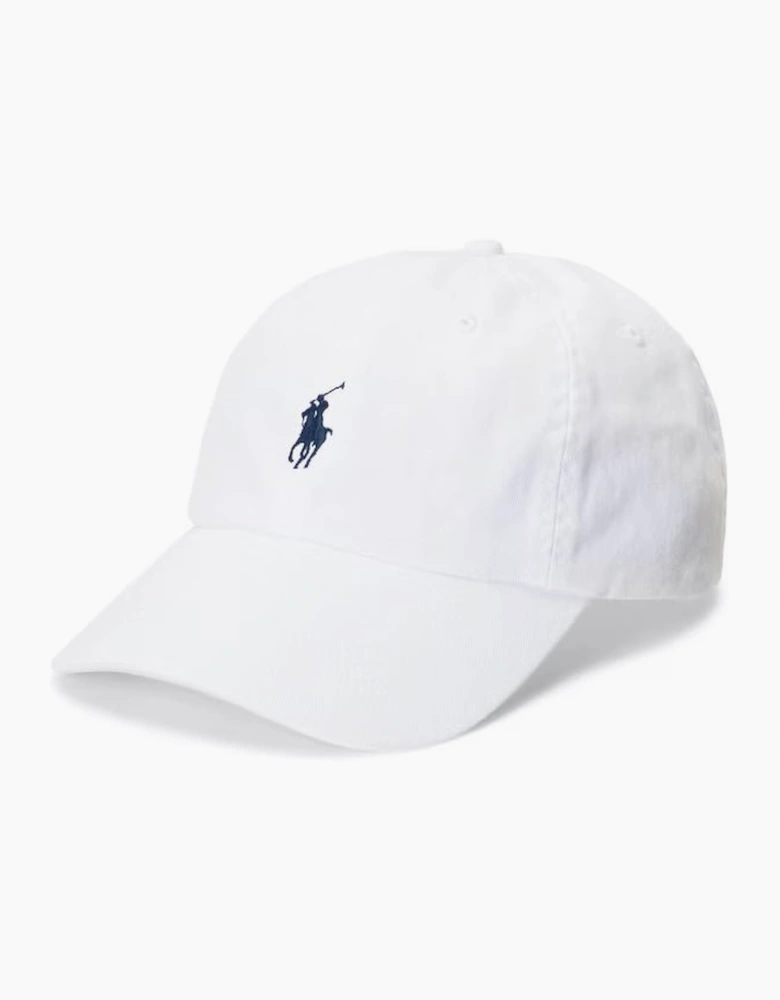 Polo Ralph Lauren Cotton Chino Baseball Cap in White