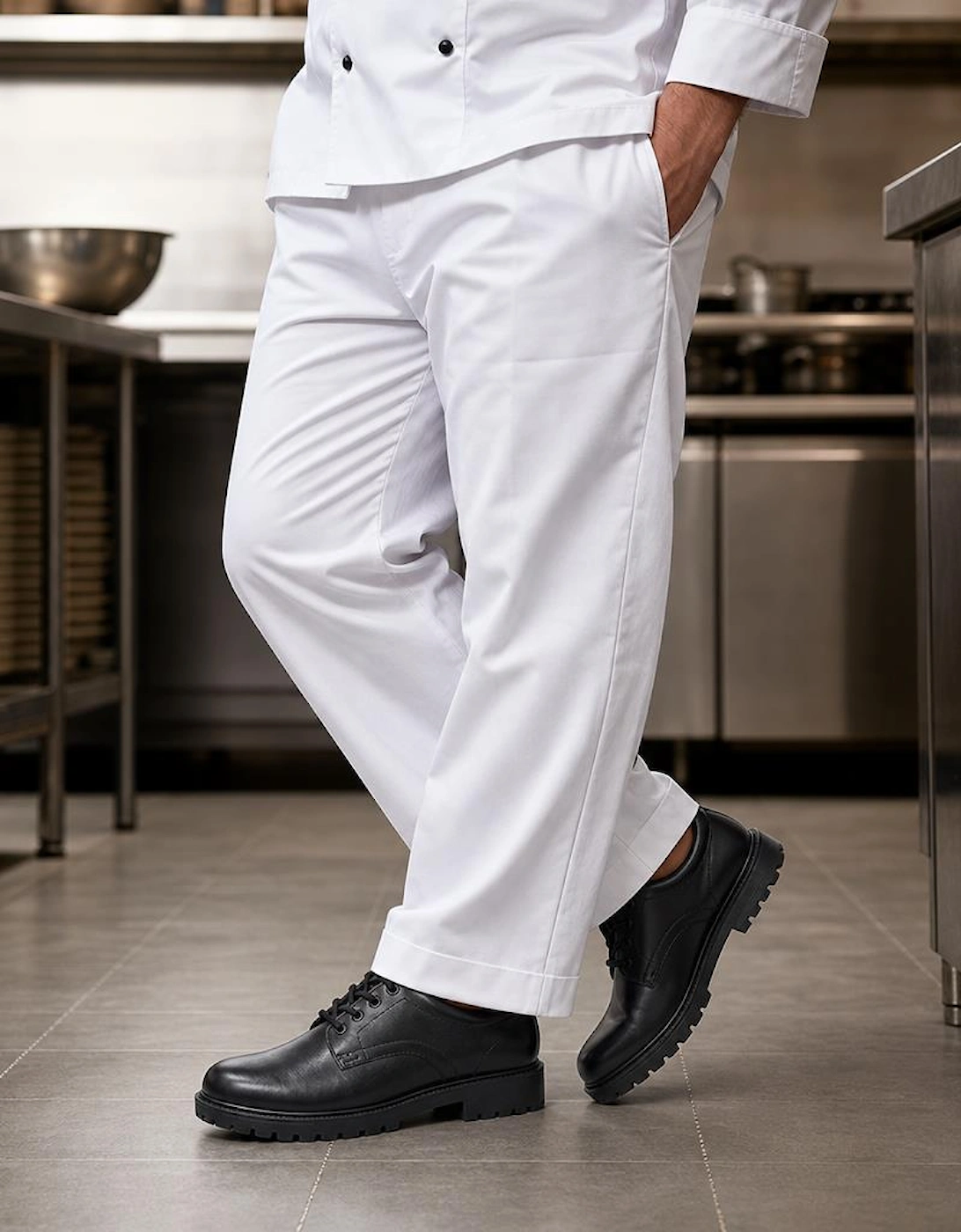 STB ALEX Unisex Uniform Work Shoes Black