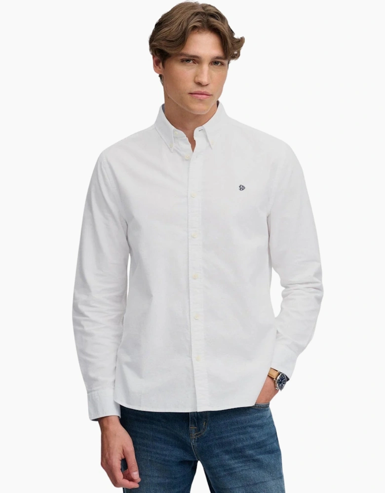 Superdry Mens Preppy Oxford Long Sleeve Shirt