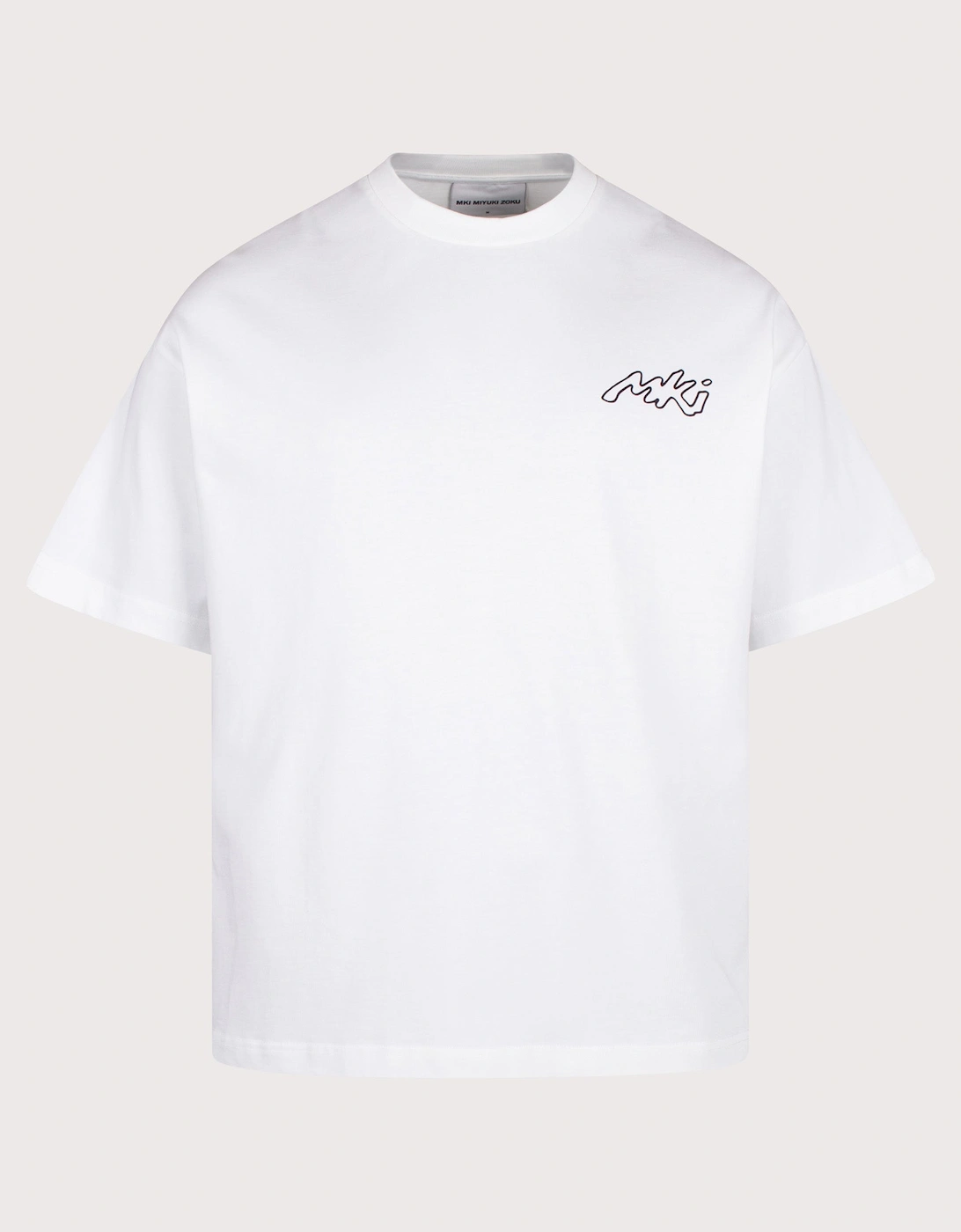 Oversized Box Fit Ink Line T-Shirt