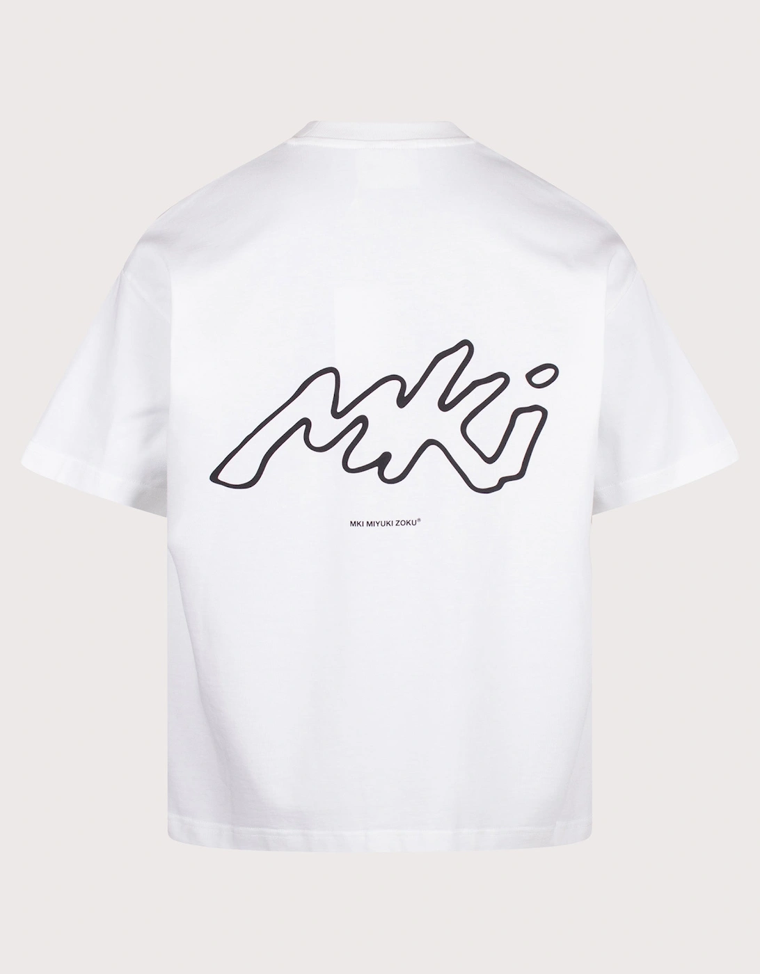 Oversized Box Fit Ink Line T-Shirt