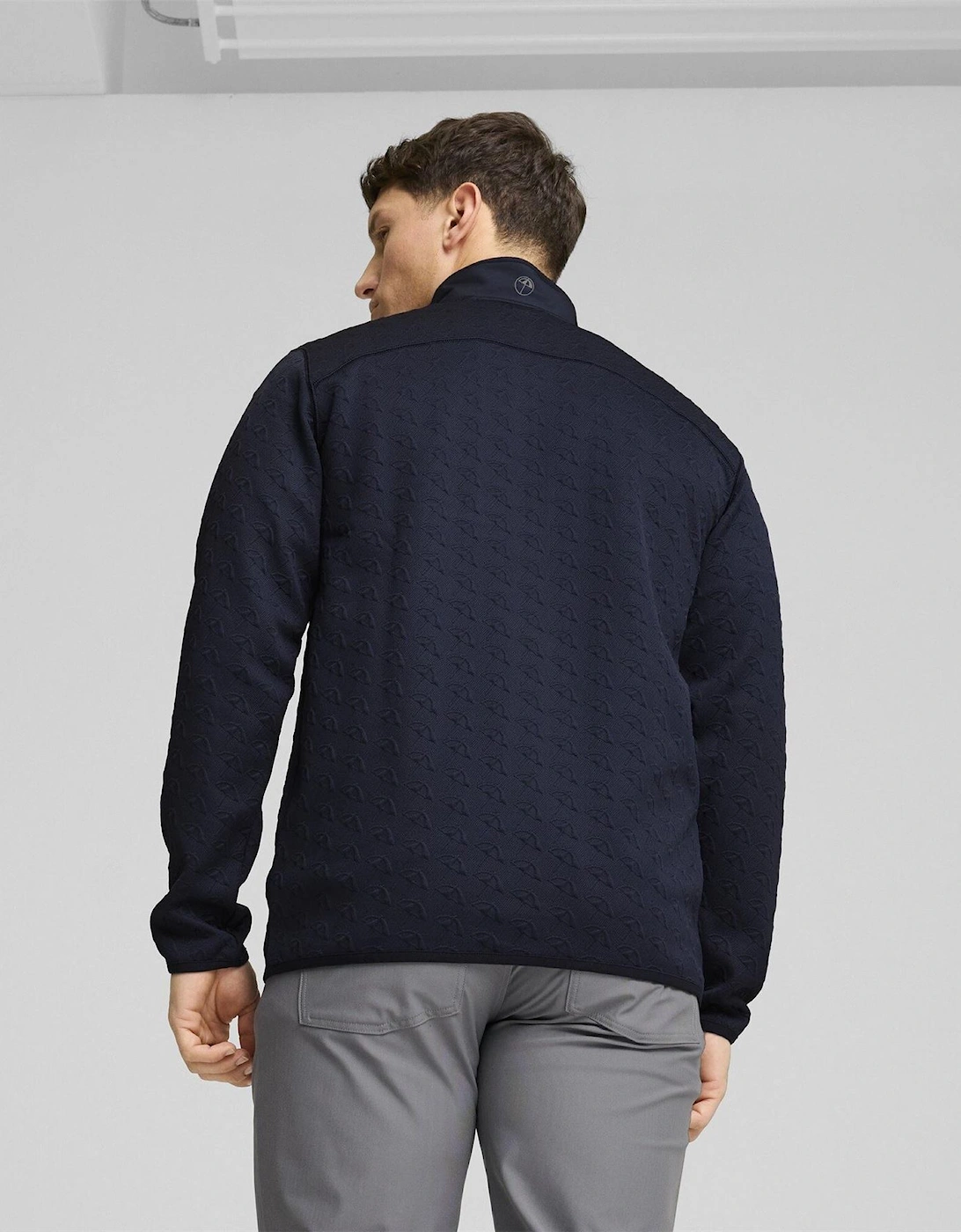 Jac quarter Zip Long Sleeve Performance Polo Shirt