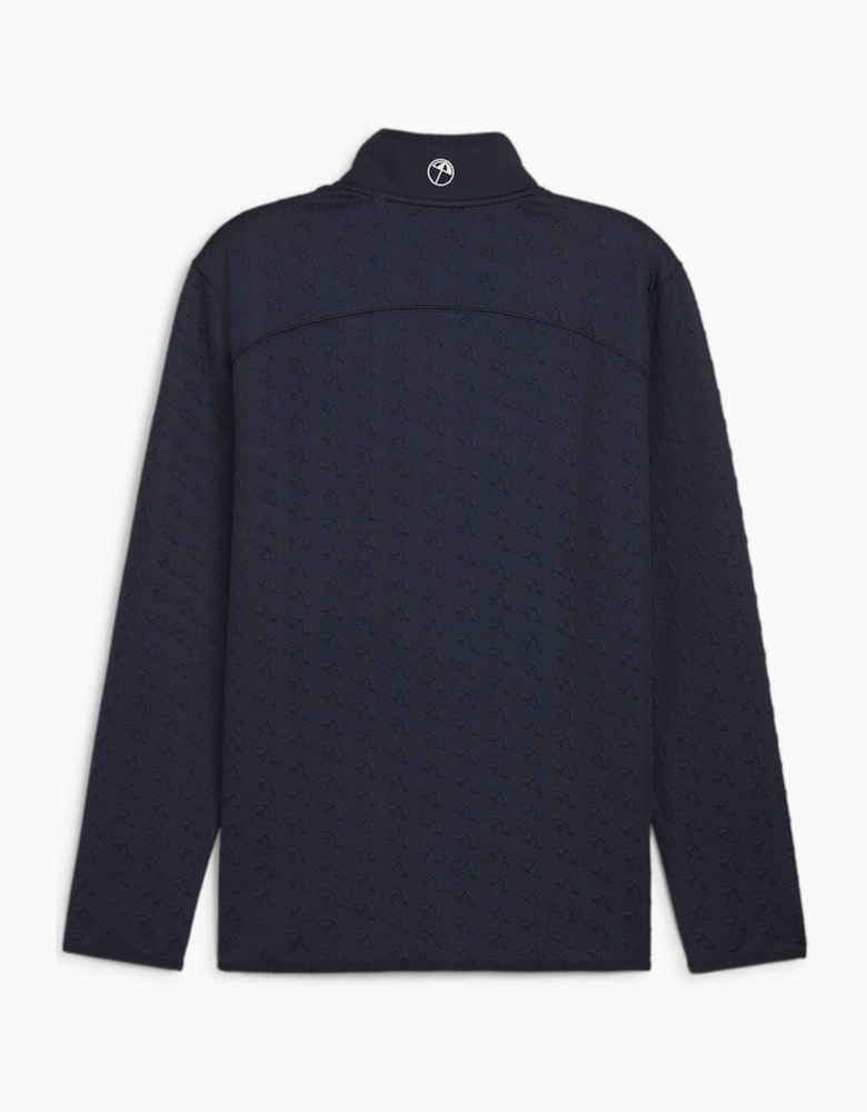 Jac quarter Zip Long Sleeve Performance Polo Shirt