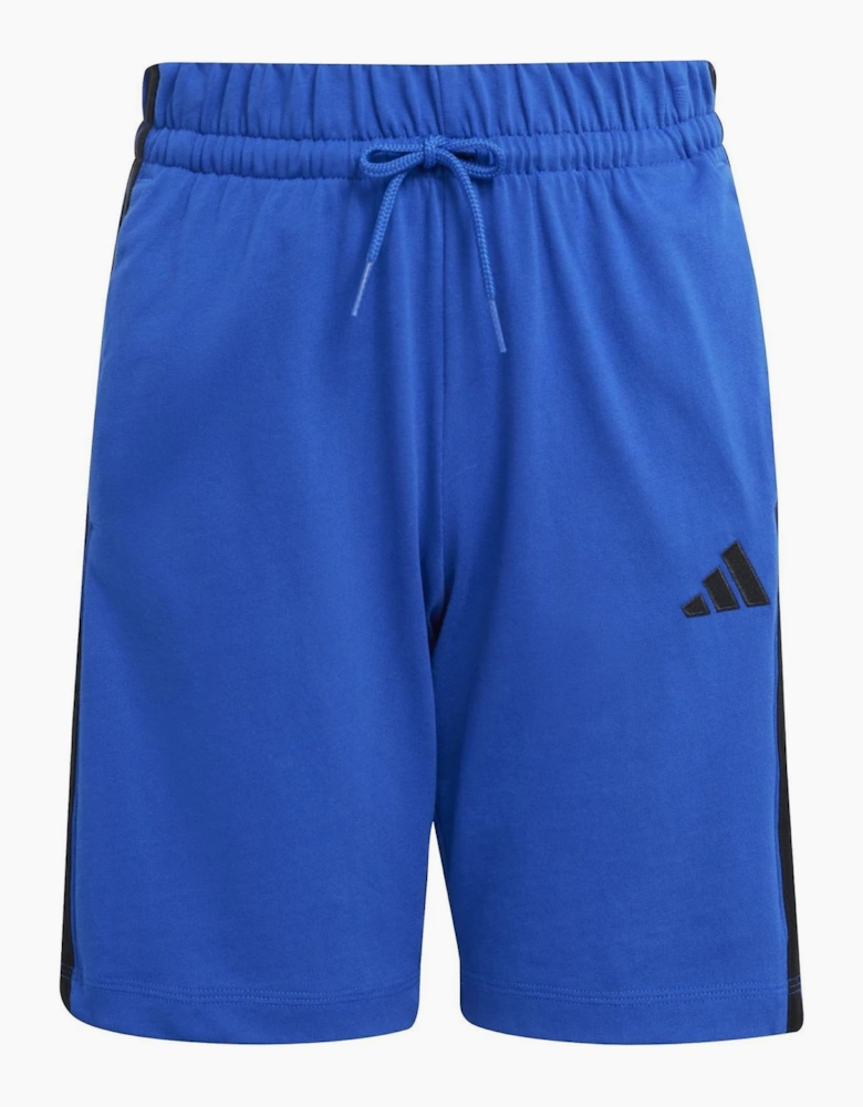 Essentials 3 Stripe Jersey Short Juniors