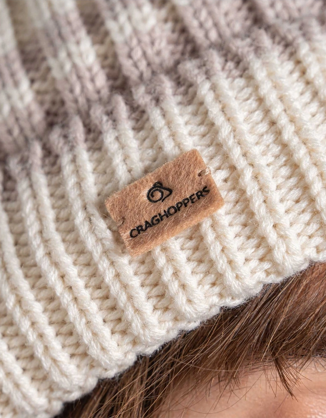 Craghoppers Womens/Ladies National Trust Canina Striped Beanie