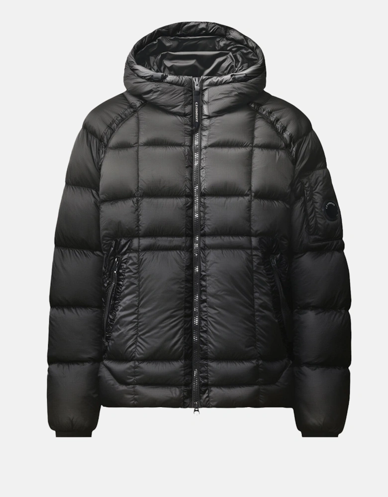 DD Shell Hooded Down Jacket Black