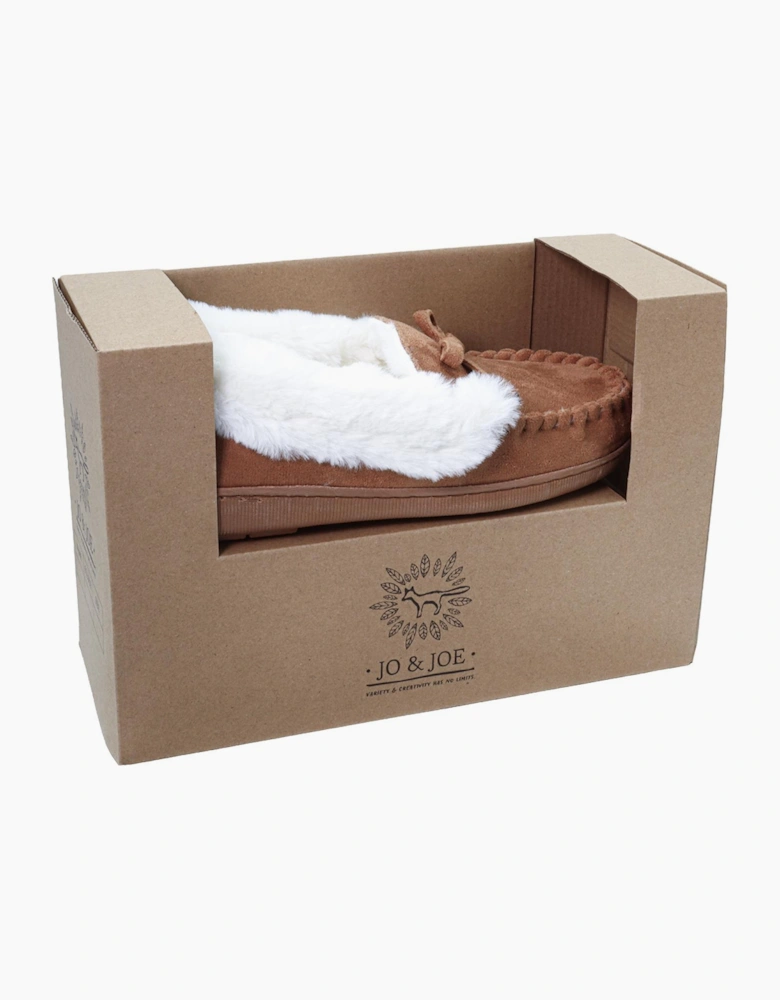 Jo & Joe KINLOCH Womens Moccasins Cognac