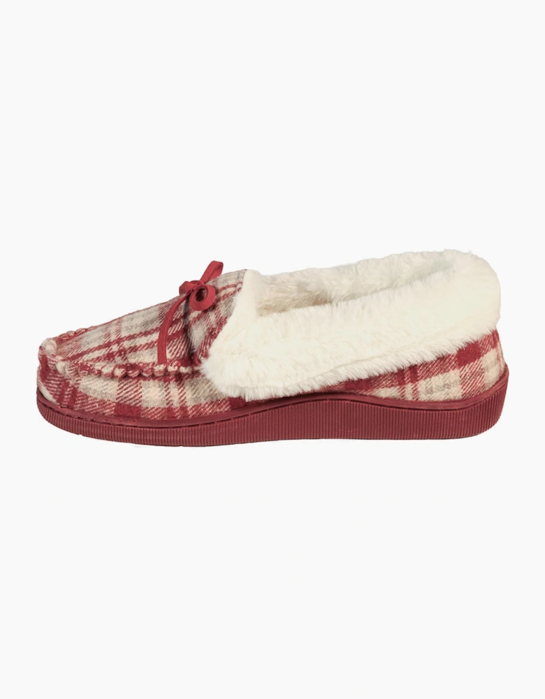 Jo & Joe CAITHNESS Womens Slipper Boots Red