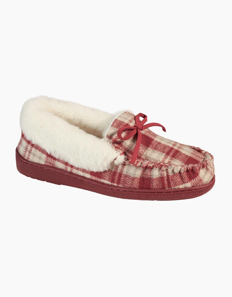 Jo & Joe CAITHNESS Womens Slipper Boots Red