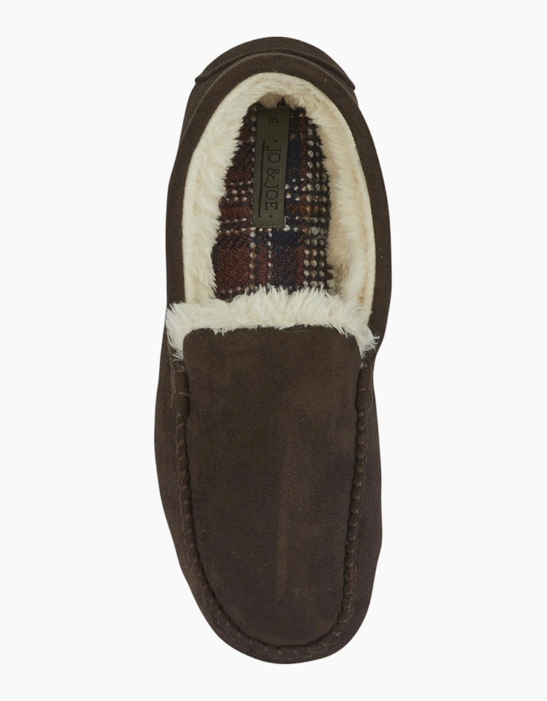 Jo & Joe ALBIE Mens Moccasins Brown