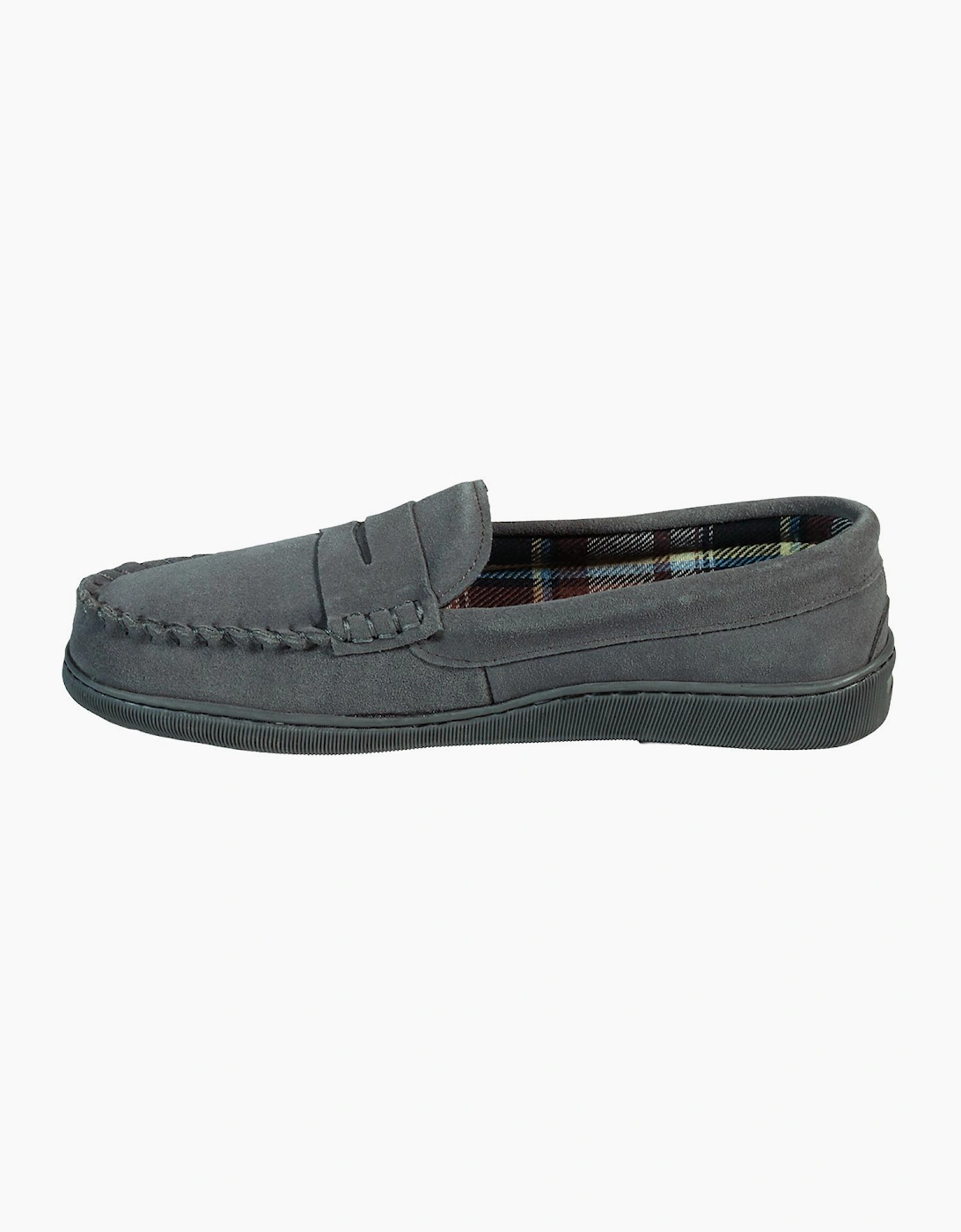 Jo & Joe BEAMSLEY Mens Moccasins Grey