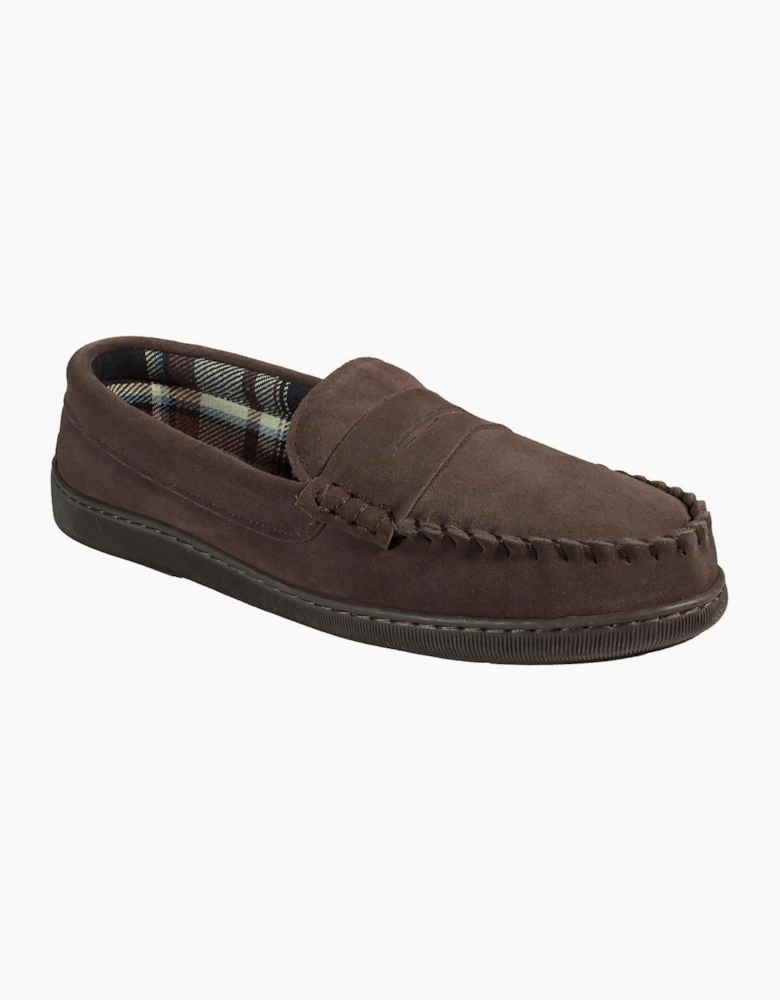 Jo & Joe BEAMSLEY Mens Moccasins Brown