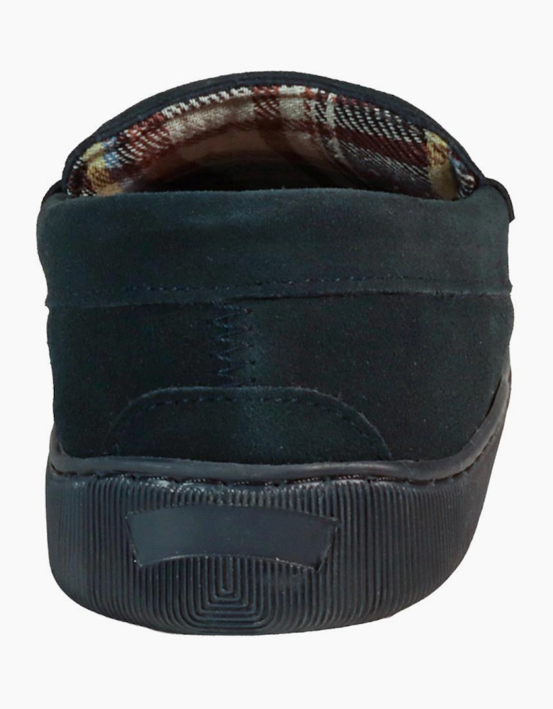 Jo & Joe BEAMSLEY Mens Moccasins Navy