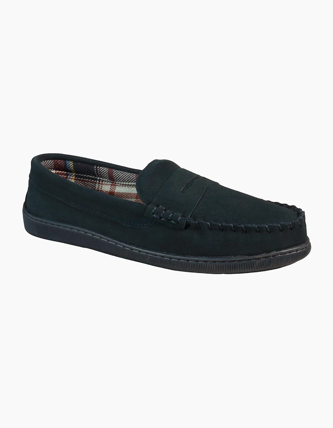 Jo & Joe BEAMSLEY Mens Moccasins Navy