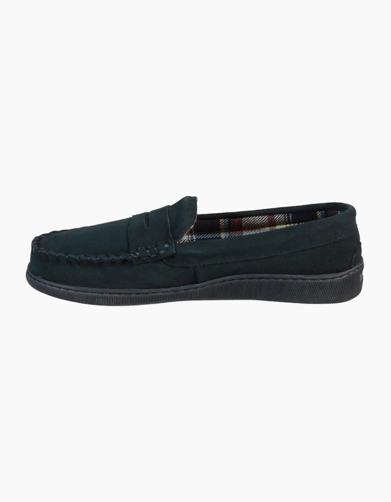Jo & Joe BEAMSLEY Mens Moccasins Navy