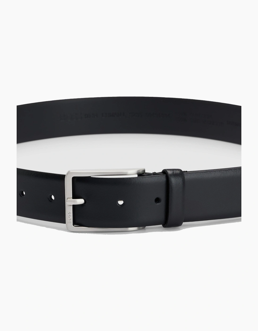 BOSS Erman Italian Leather Belt Black