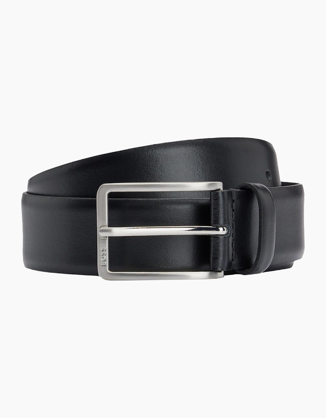 BOSS Erman Italian Leather Belt Black