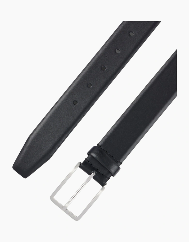 BOSS Erman Italian Leather Belt Black