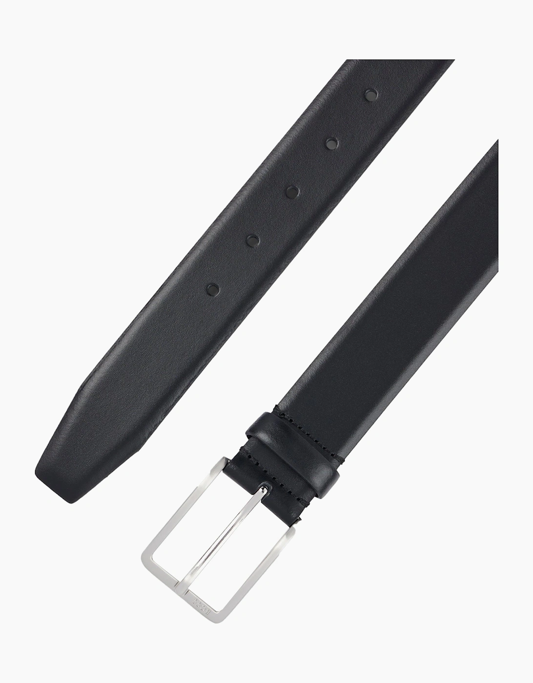 BOSS Erman Italian Leather Belt Black