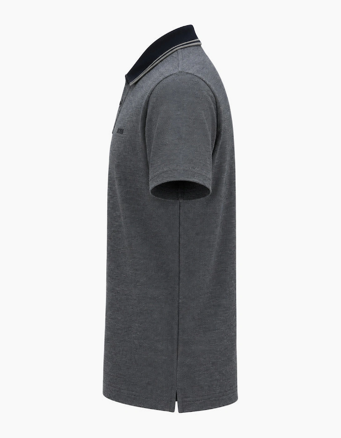 BOSS Relaxed Fit Oxford Piqué New Polo Shirt Dark Blue