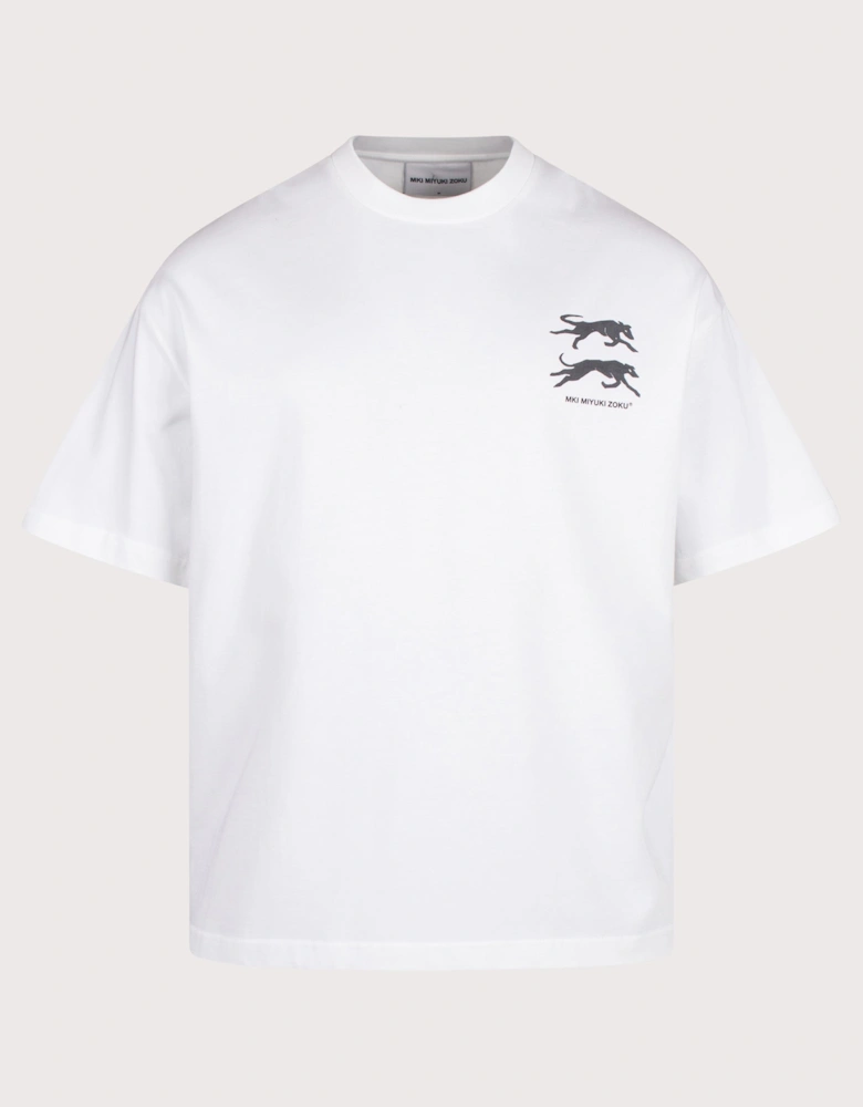 Oversized Box Fit Greyhound T-Shirt