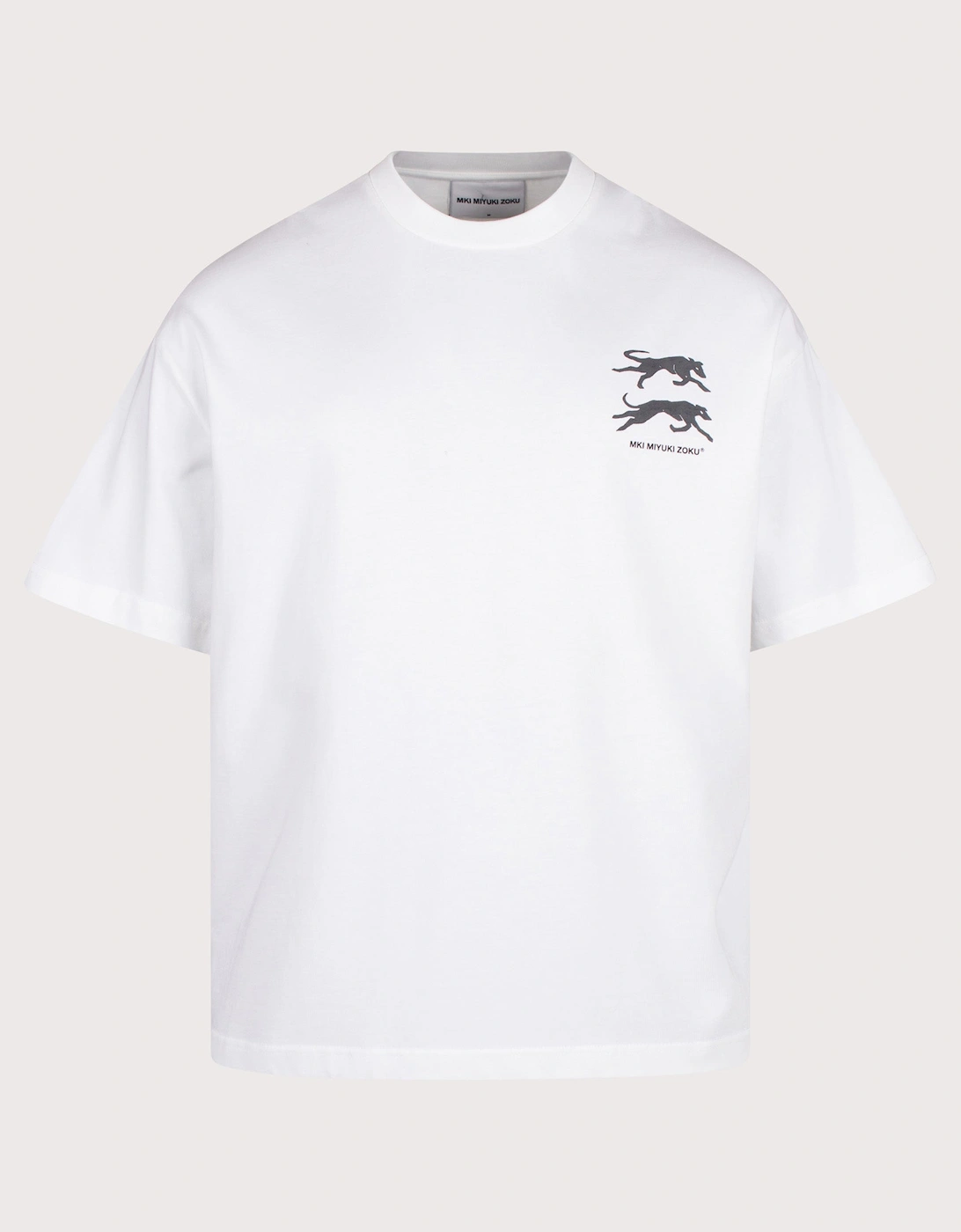 Oversized Box Fit Greyhound T-Shirt