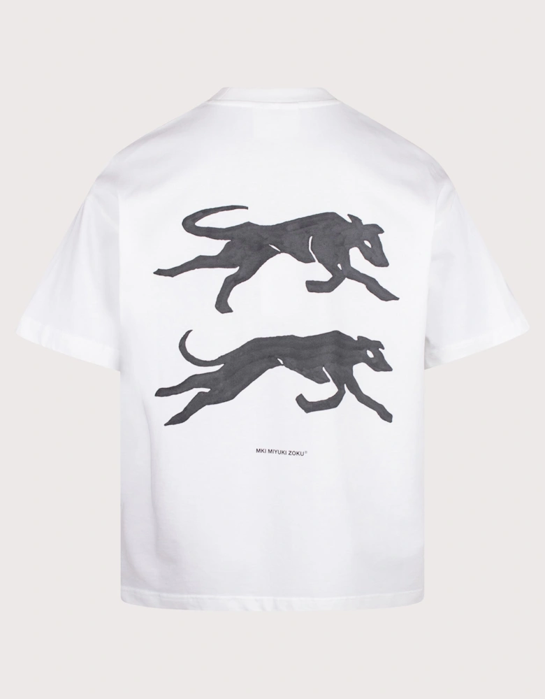Oversized Box Fit Greyhound T-Shirt